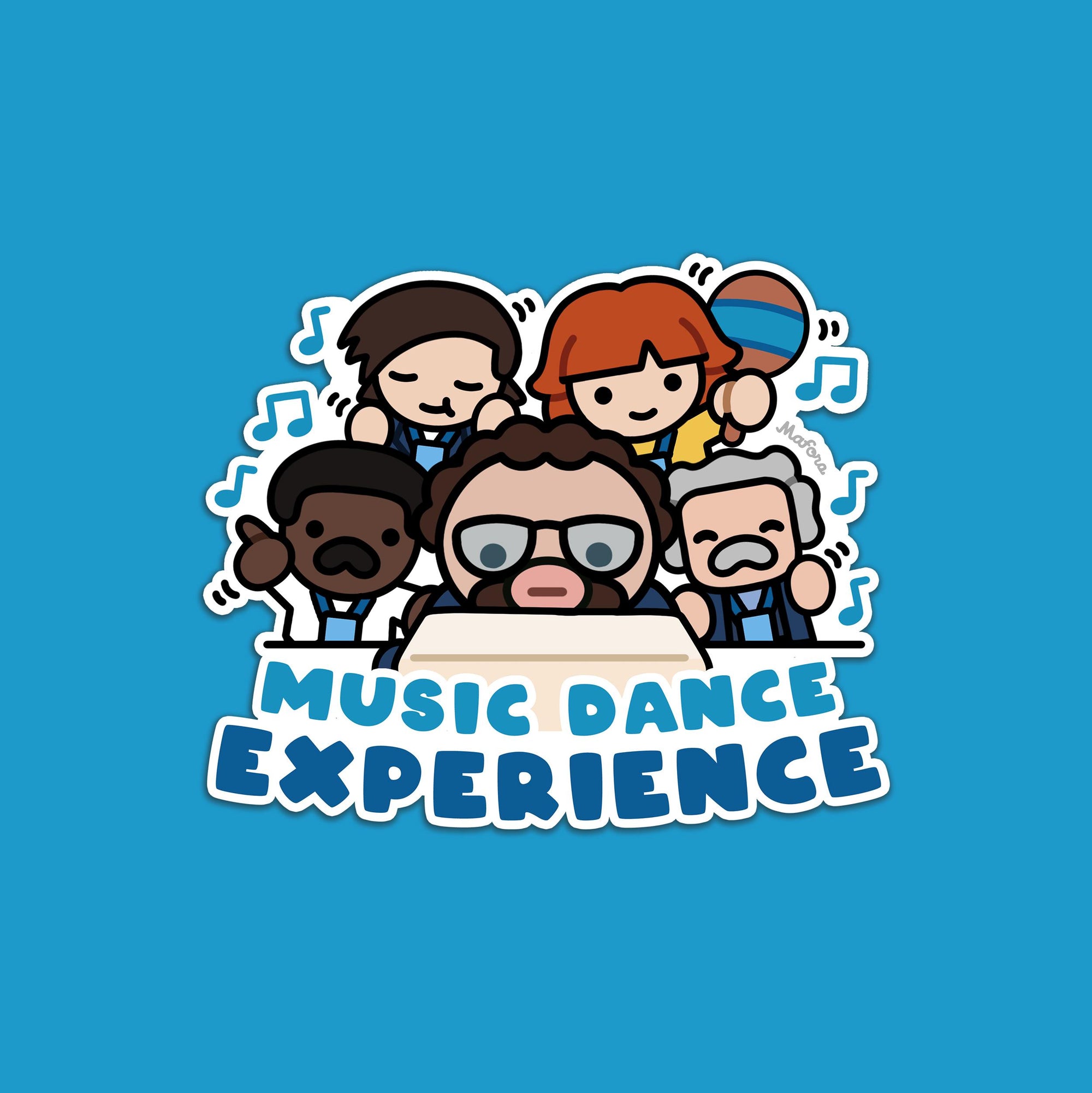 Music Dance Experience! | Vinyl Sticker