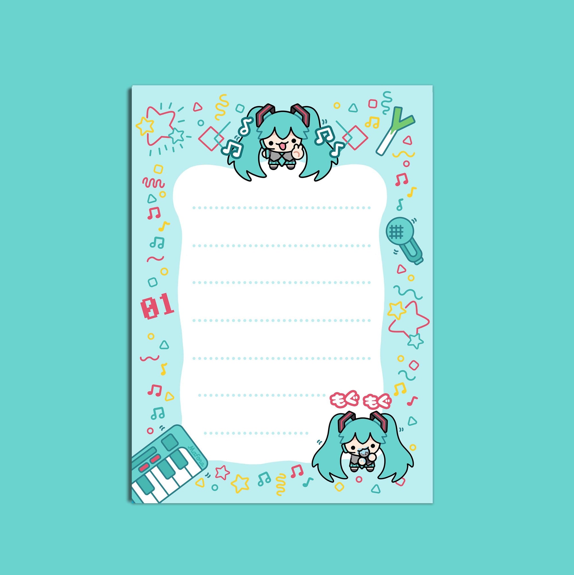 Blue Idol Girl! | Memo Pad