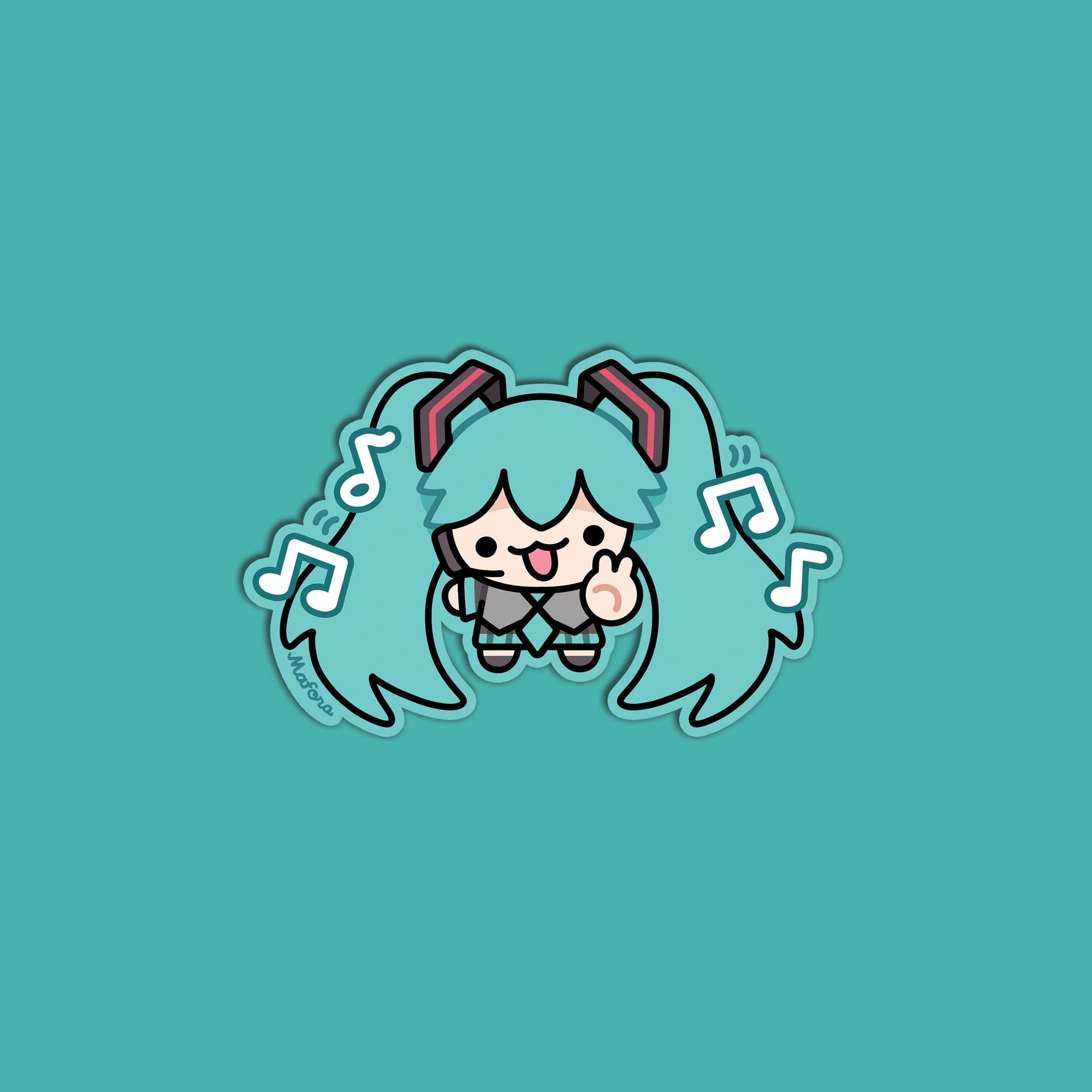 Blue Idol Girl! | Vinyl Sticker