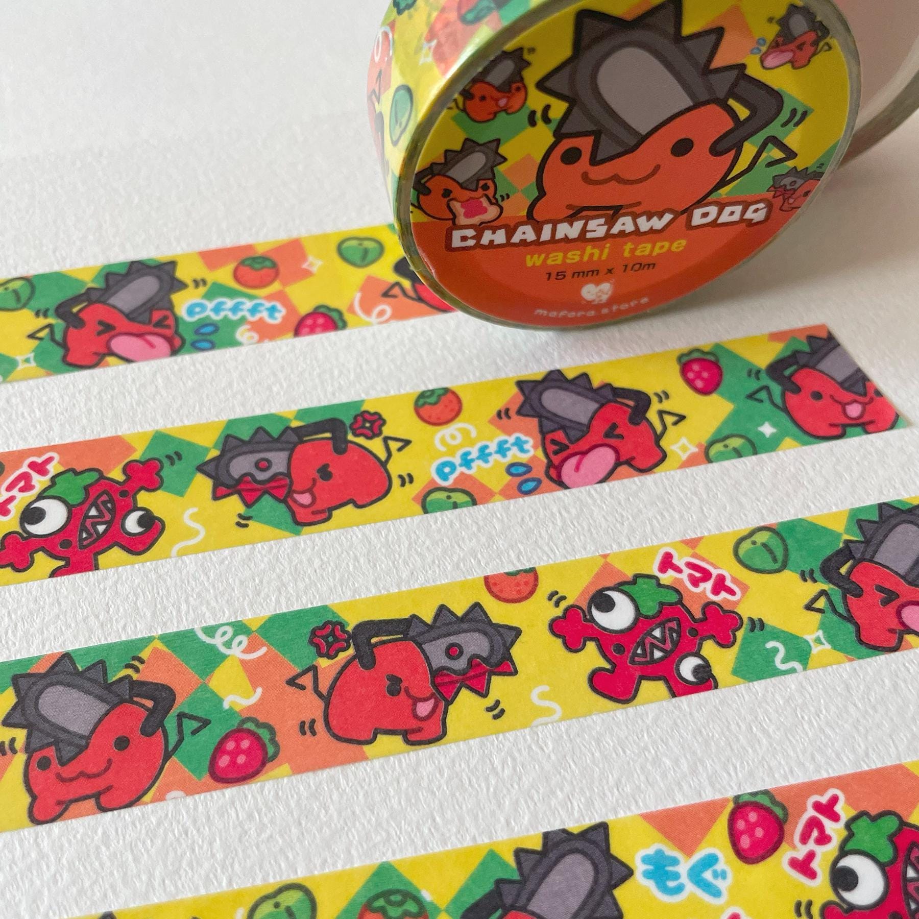 Chainsaw Dog | Washi Tape (15mm x 10m)
