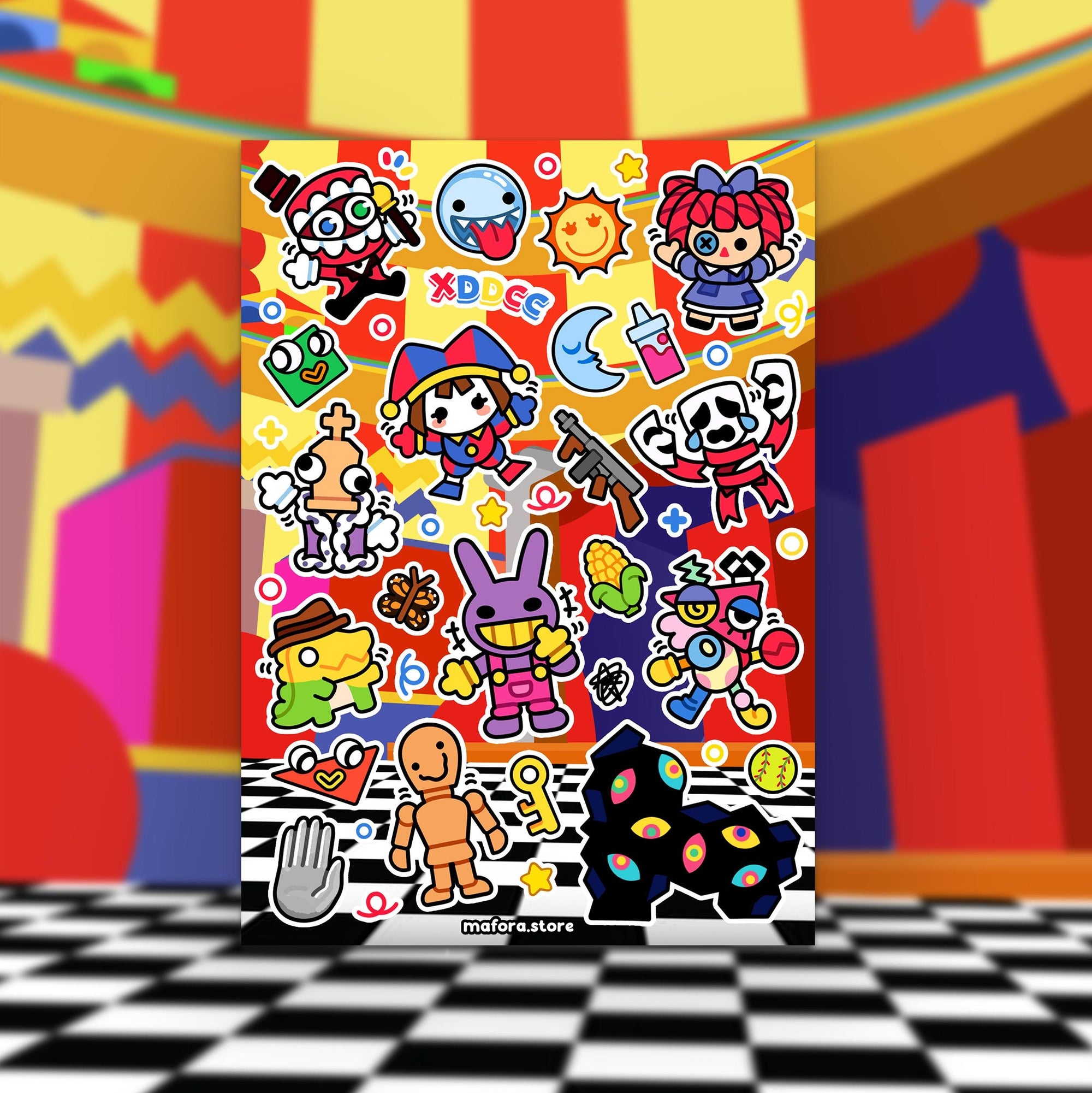 Circus Buddies! | Premium Sticker Sheet
