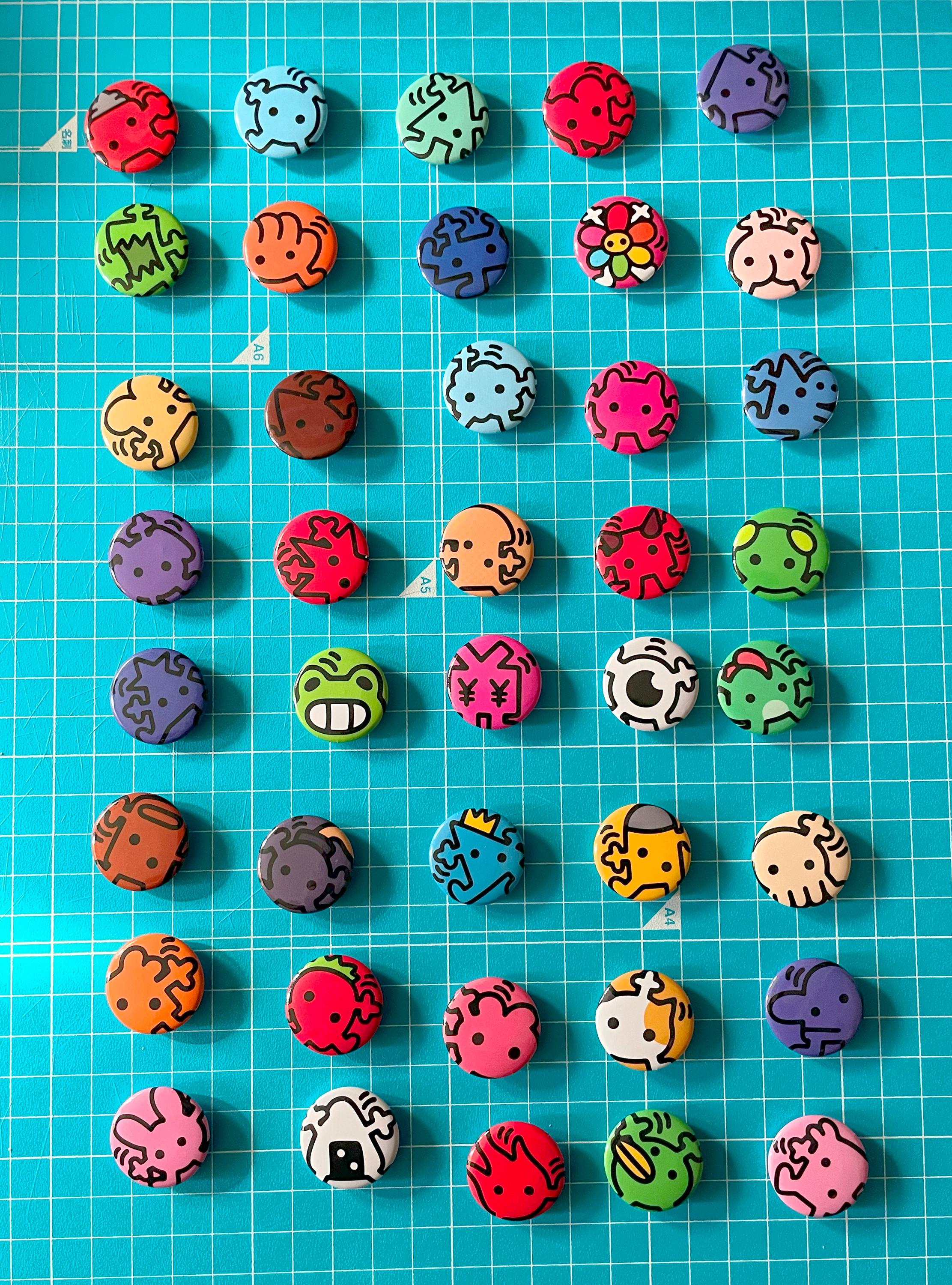 Mafora Character GATCHA! | Mini Pinback Buttons