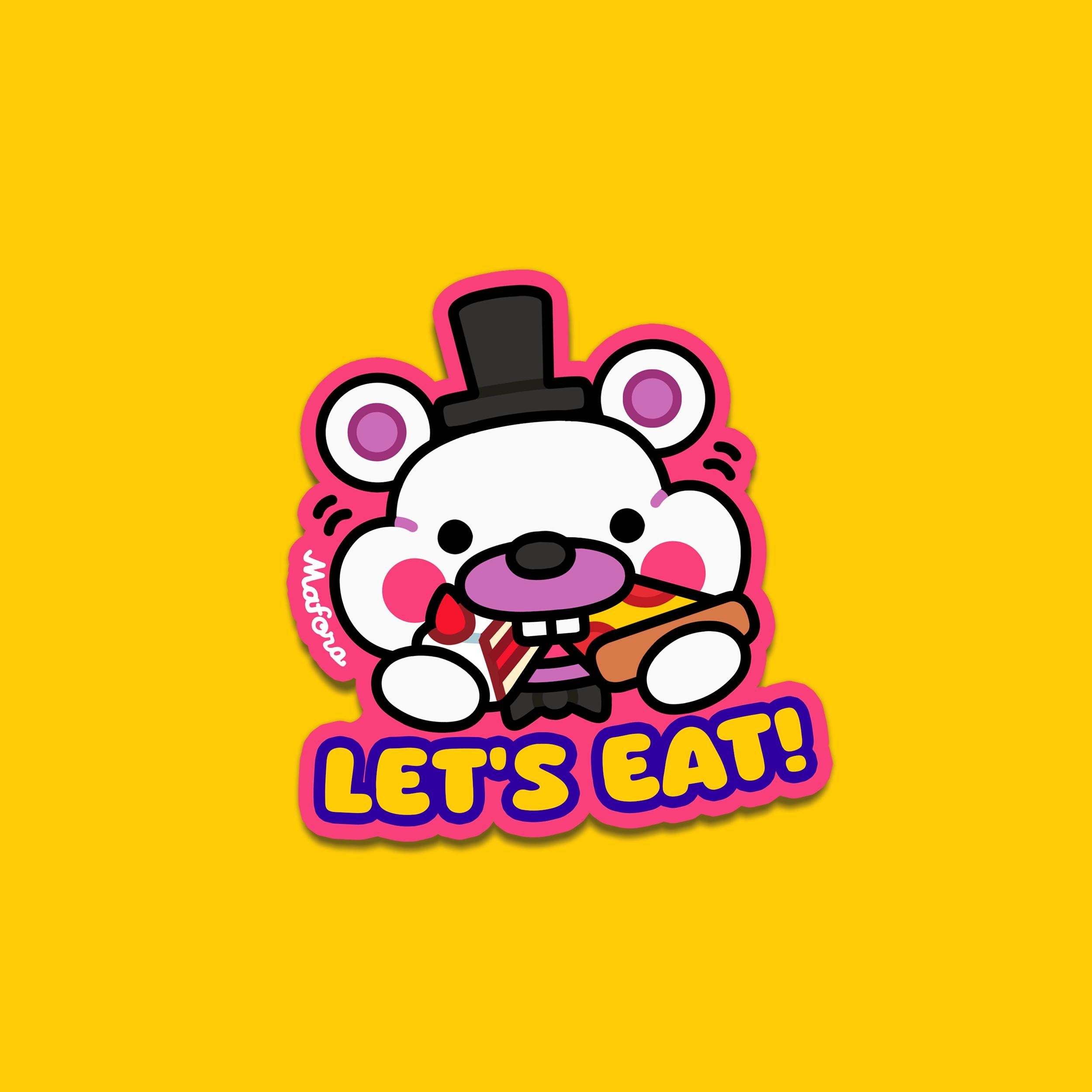 Lets Eat! | Vinyl Sticker
