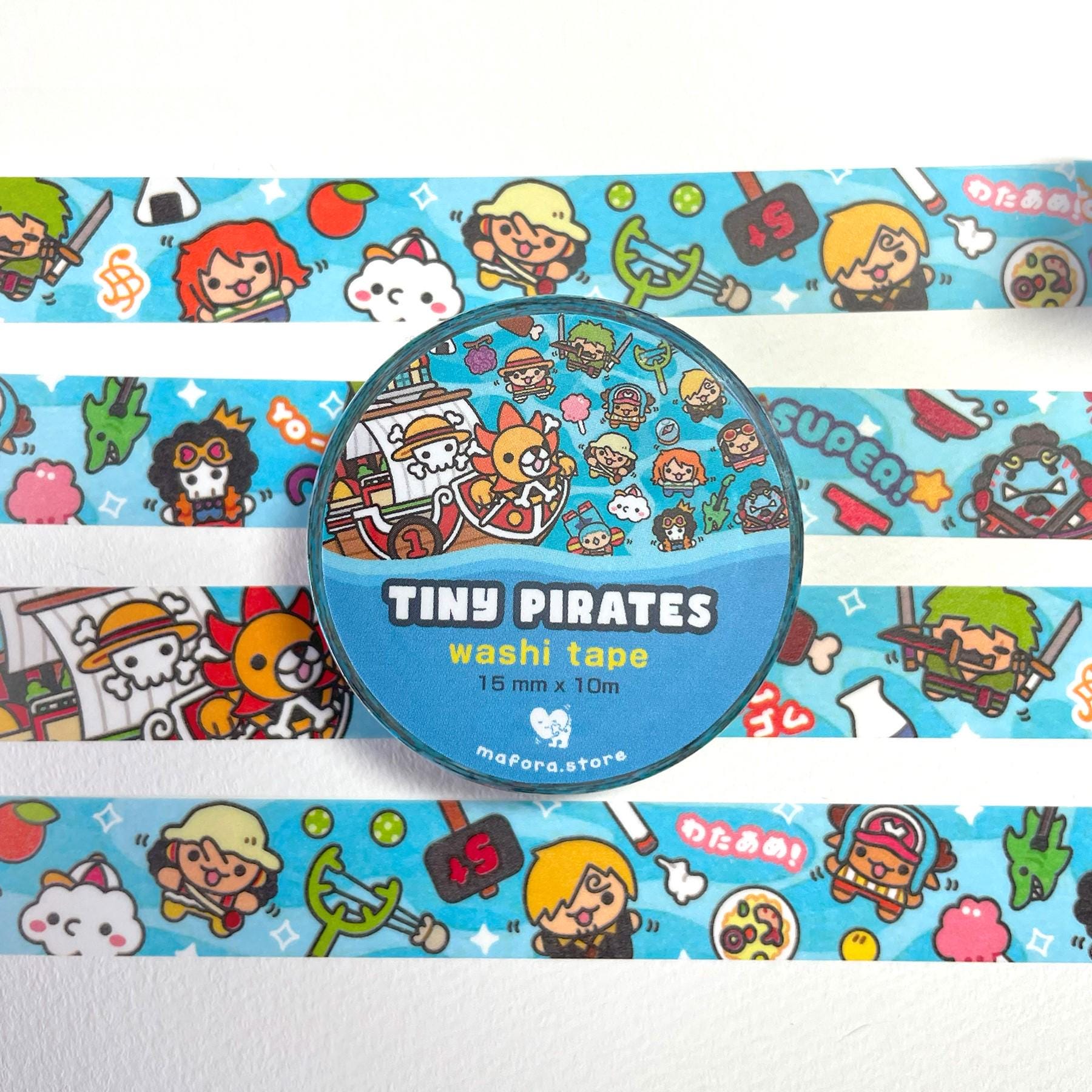 Tiny Pirates | Washi Tape (15mm x 10m)