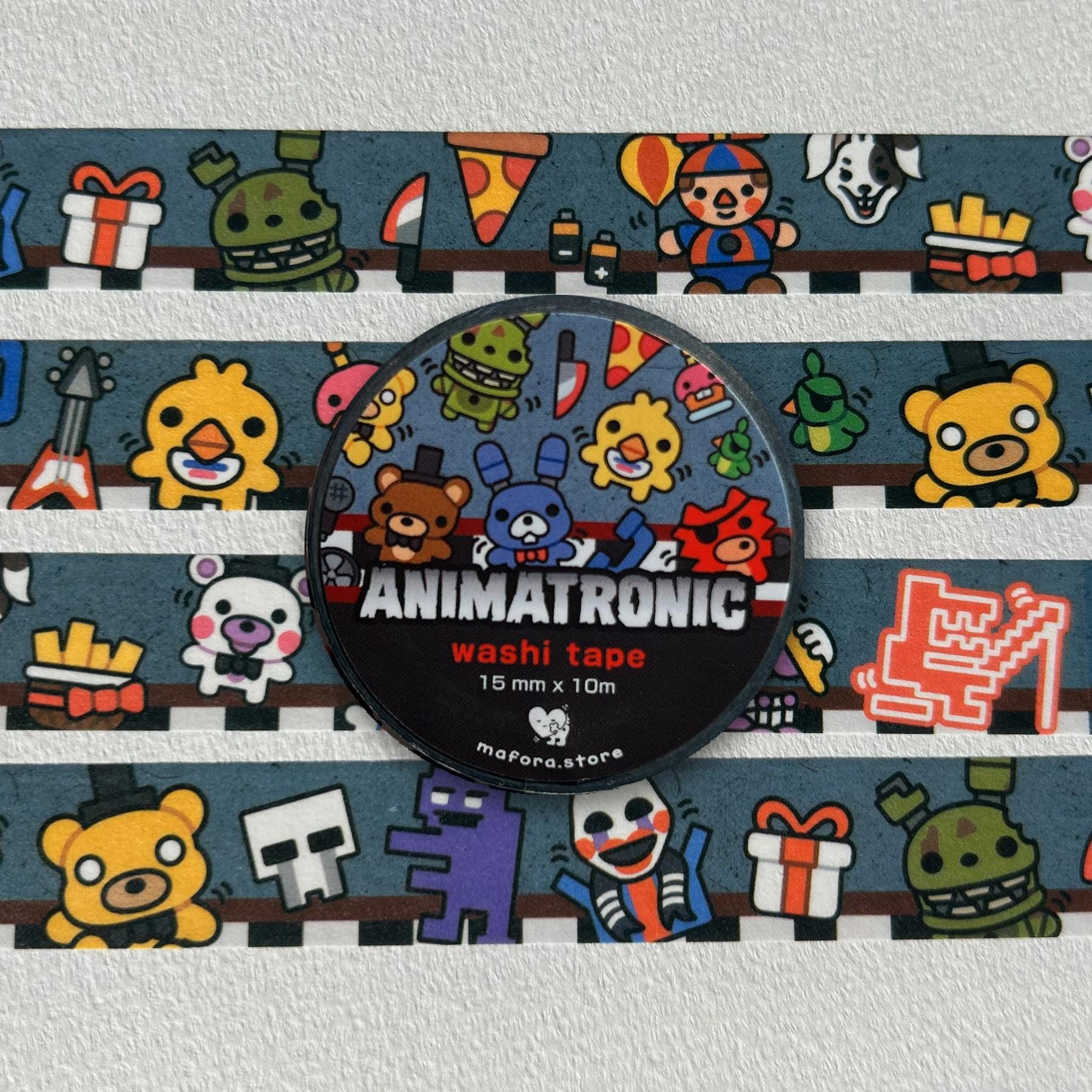 Animatronic | Washi Tape (15mm x 10m)