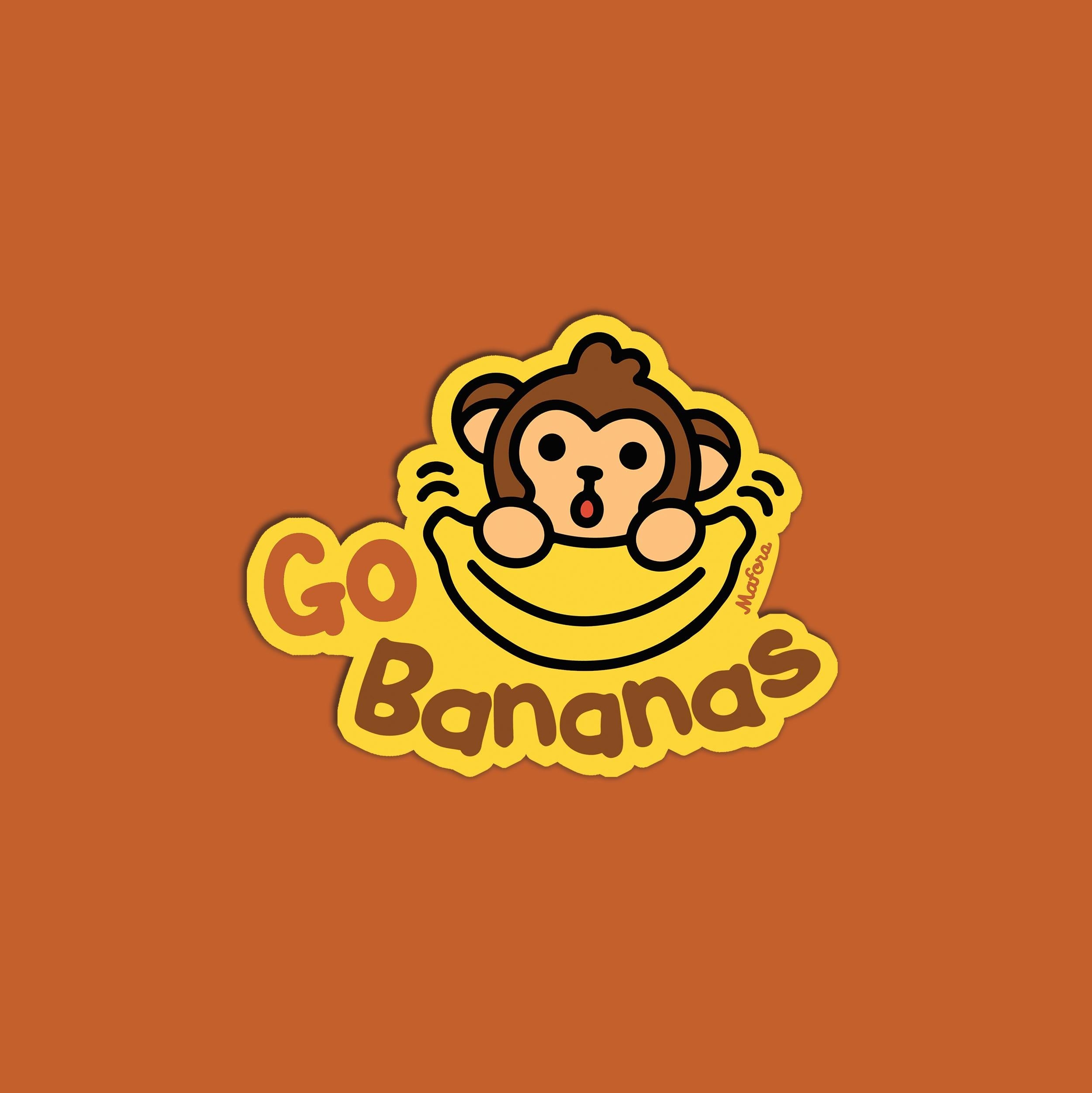 Go Bananas! | Vinyl Sticker