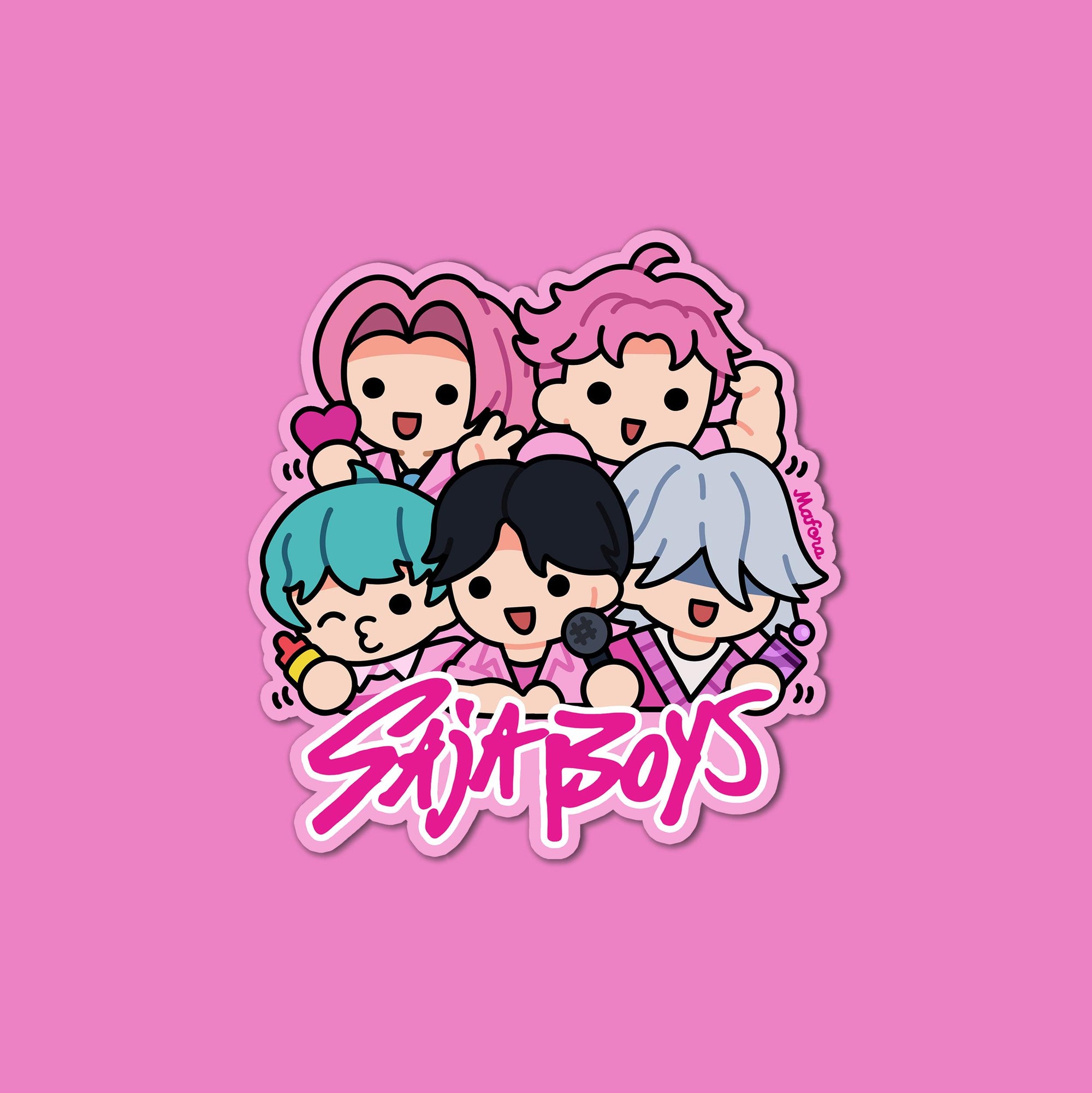 Soda Pop Band! Saja Boys | Vinyl Sticker