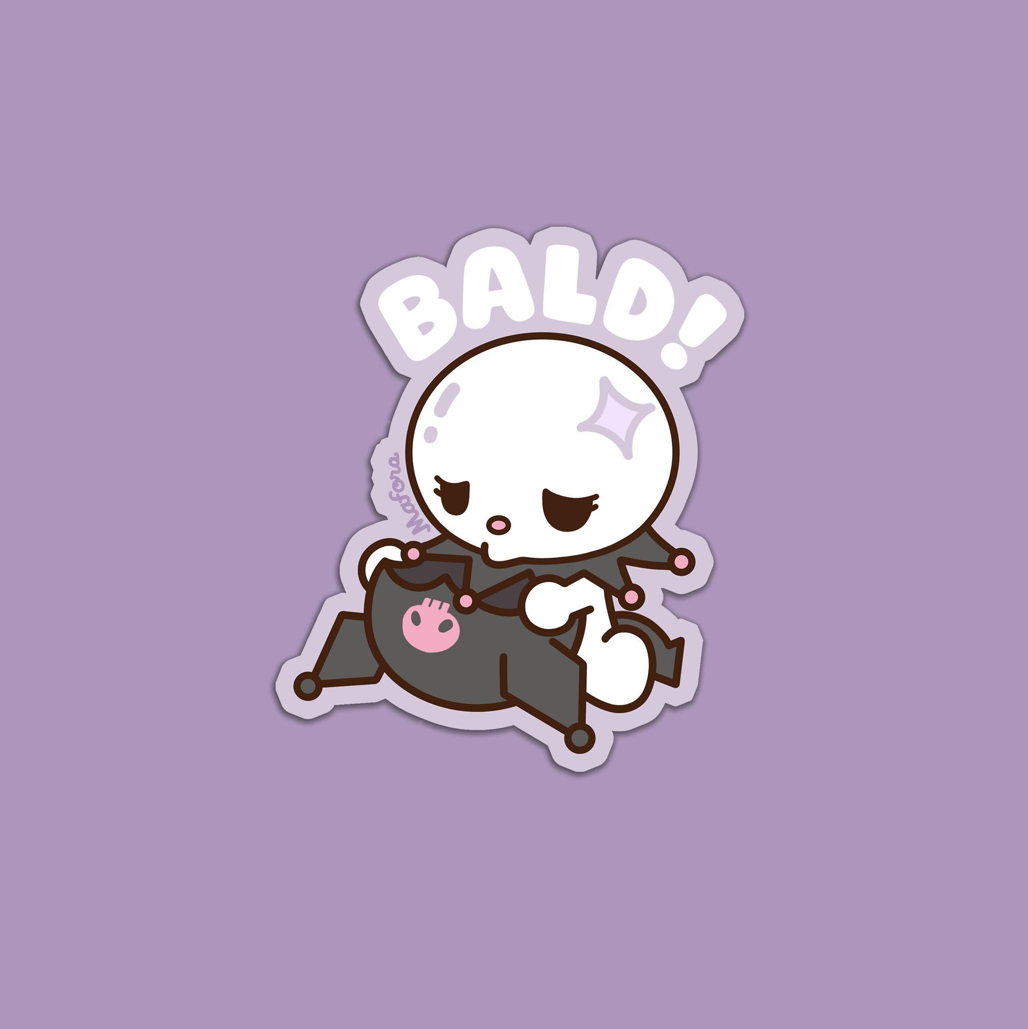 Bald! | Vinyl Sticker