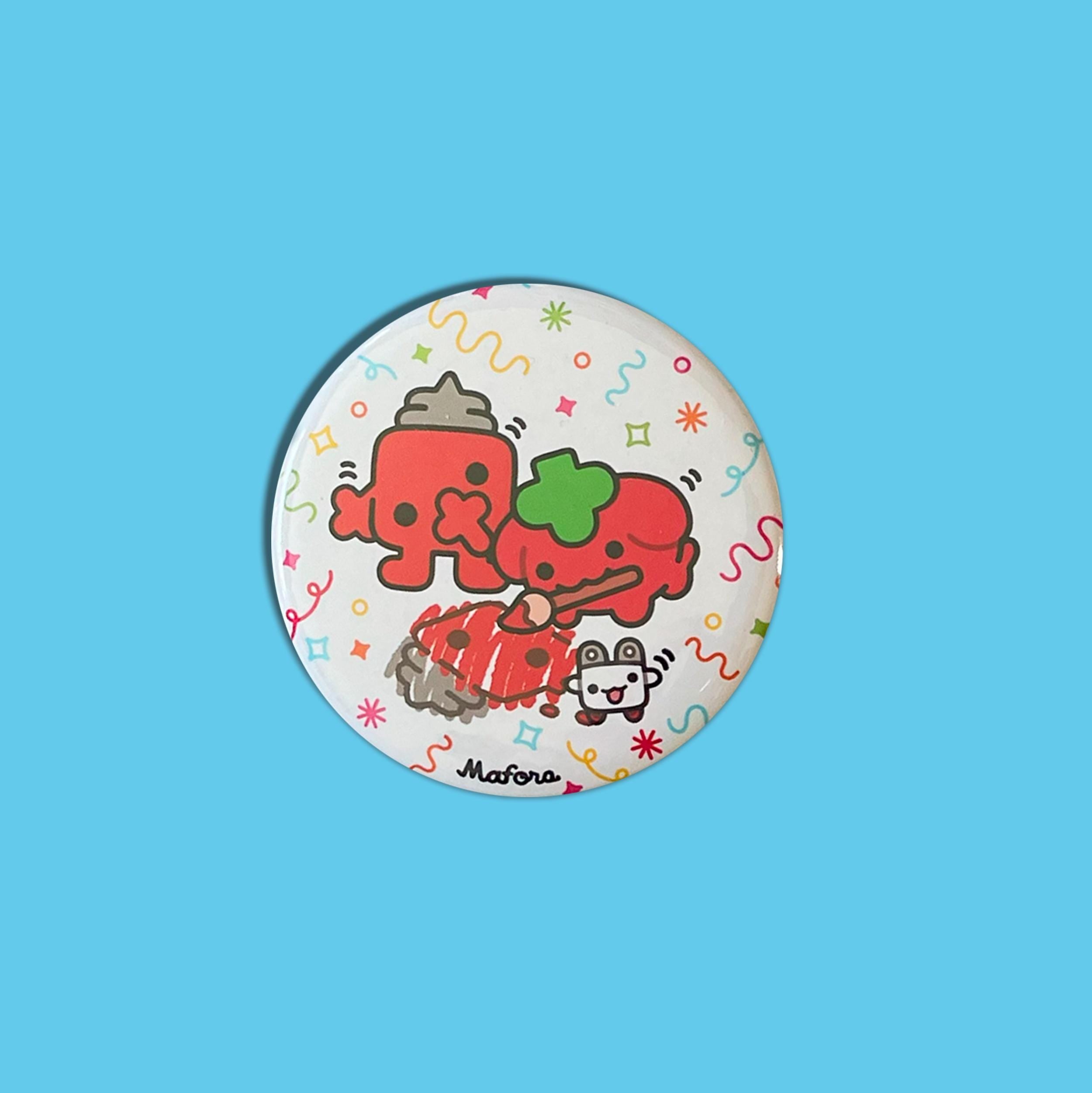 Soup the Artist | Metal Pinback Button