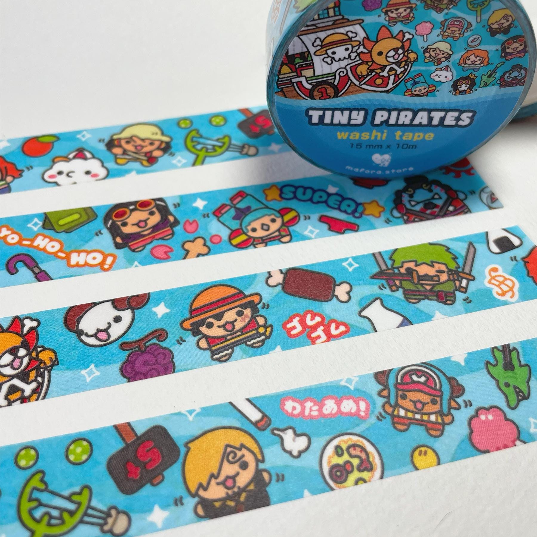 Tiny Pirates | Washi Tape (15mm x 10m)