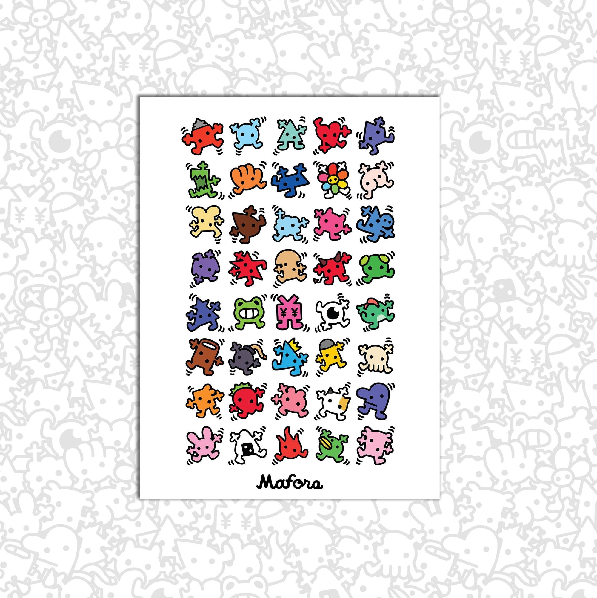 Mafora Characters | Large Print