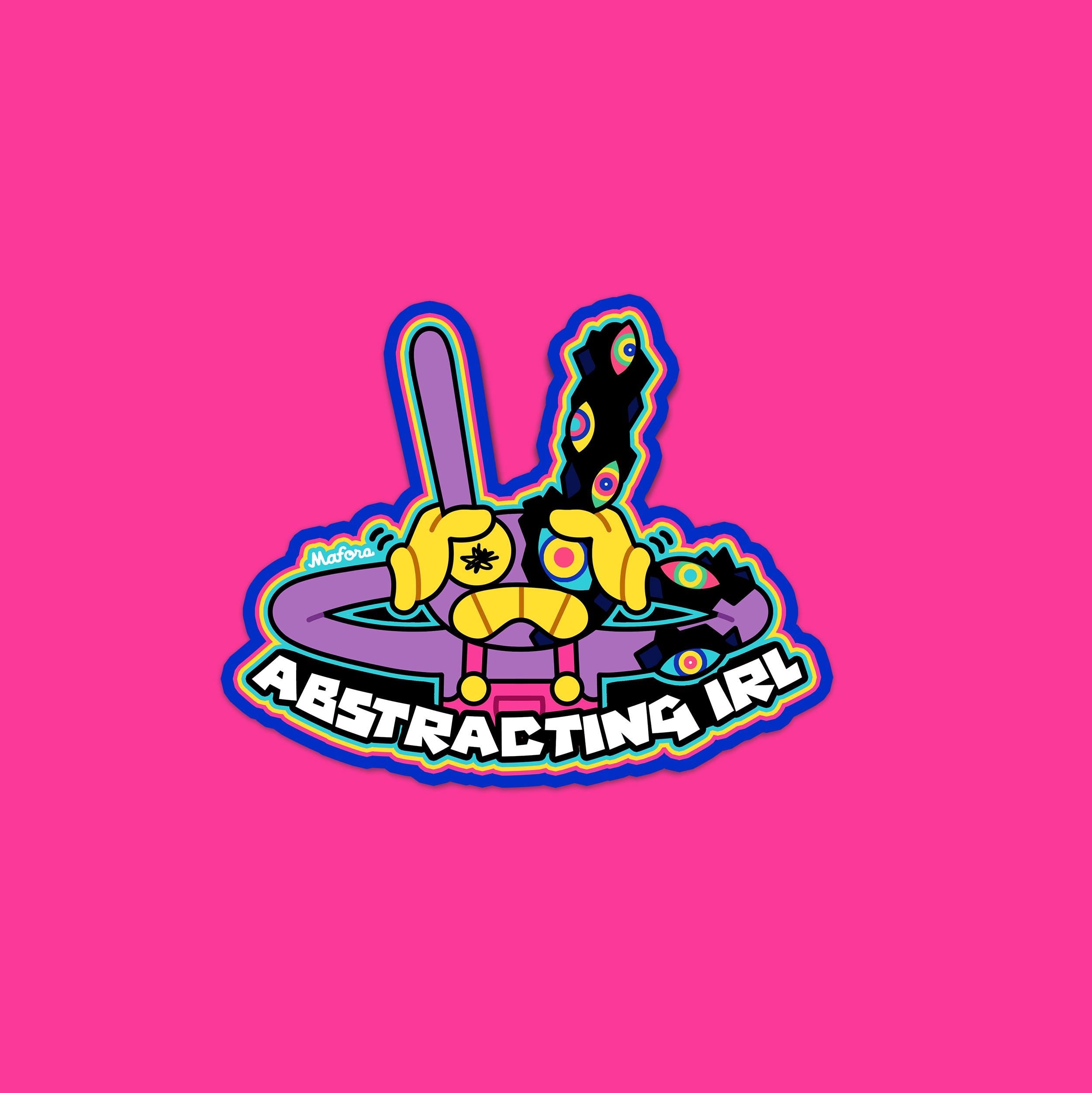 Abstracting IRL! | Vinyl Sticker