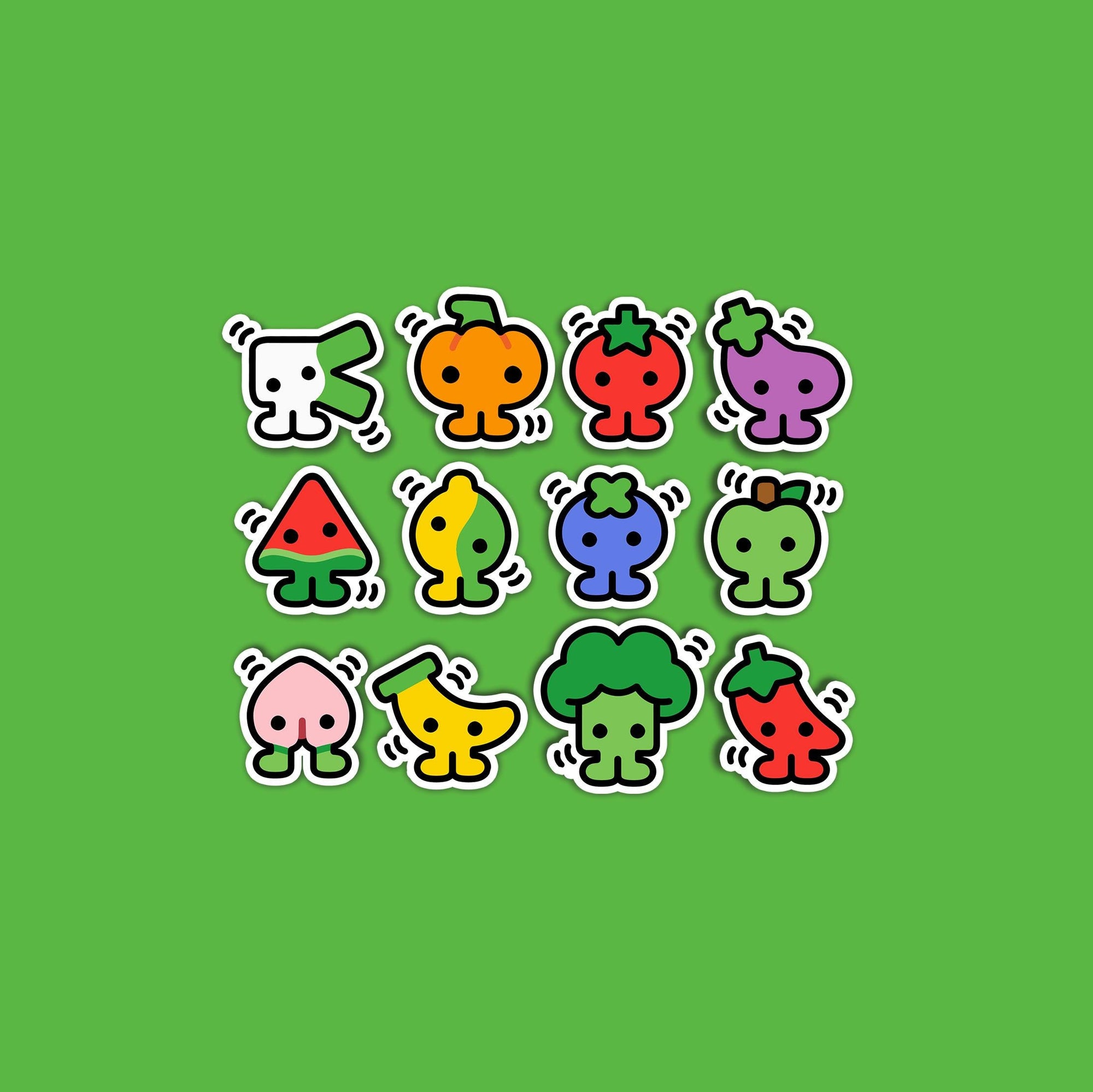Produce Pals | Sticker Flake Pack