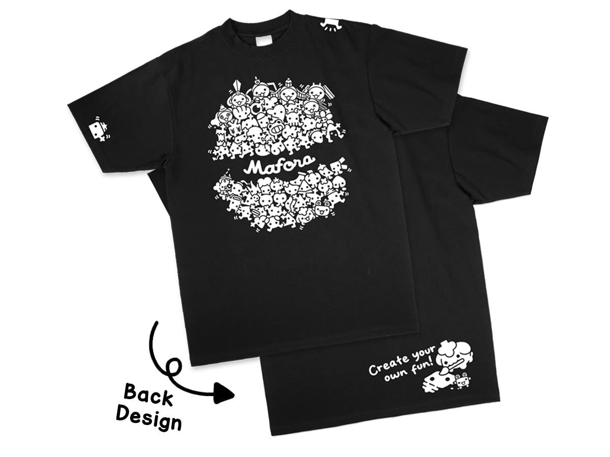 Mafora Characters! | Black & White T-Shirt