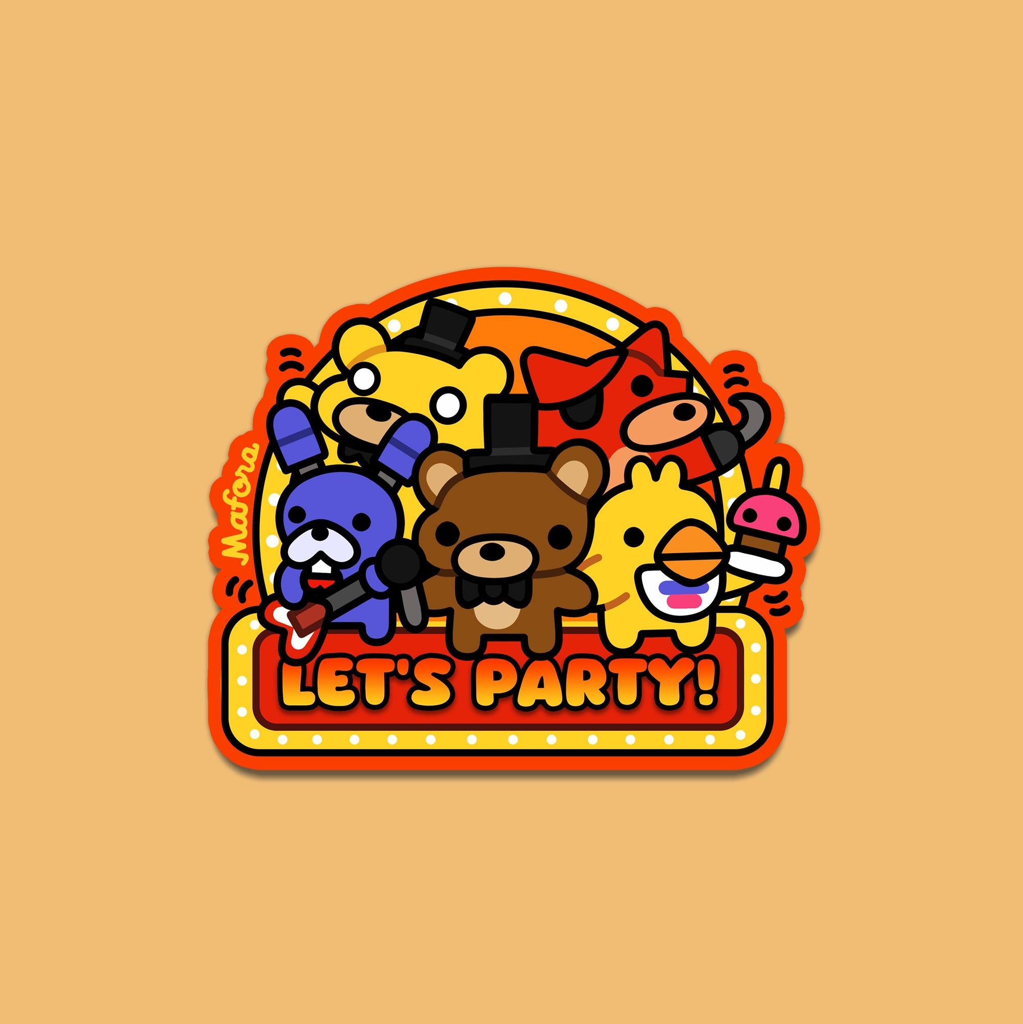Let's Party! | Vinyl Sticker