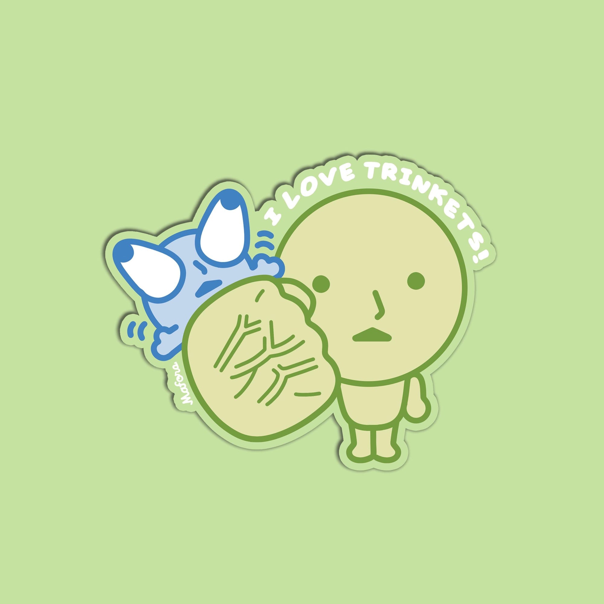 I Love Trinkets! | Vinyl Sticker
