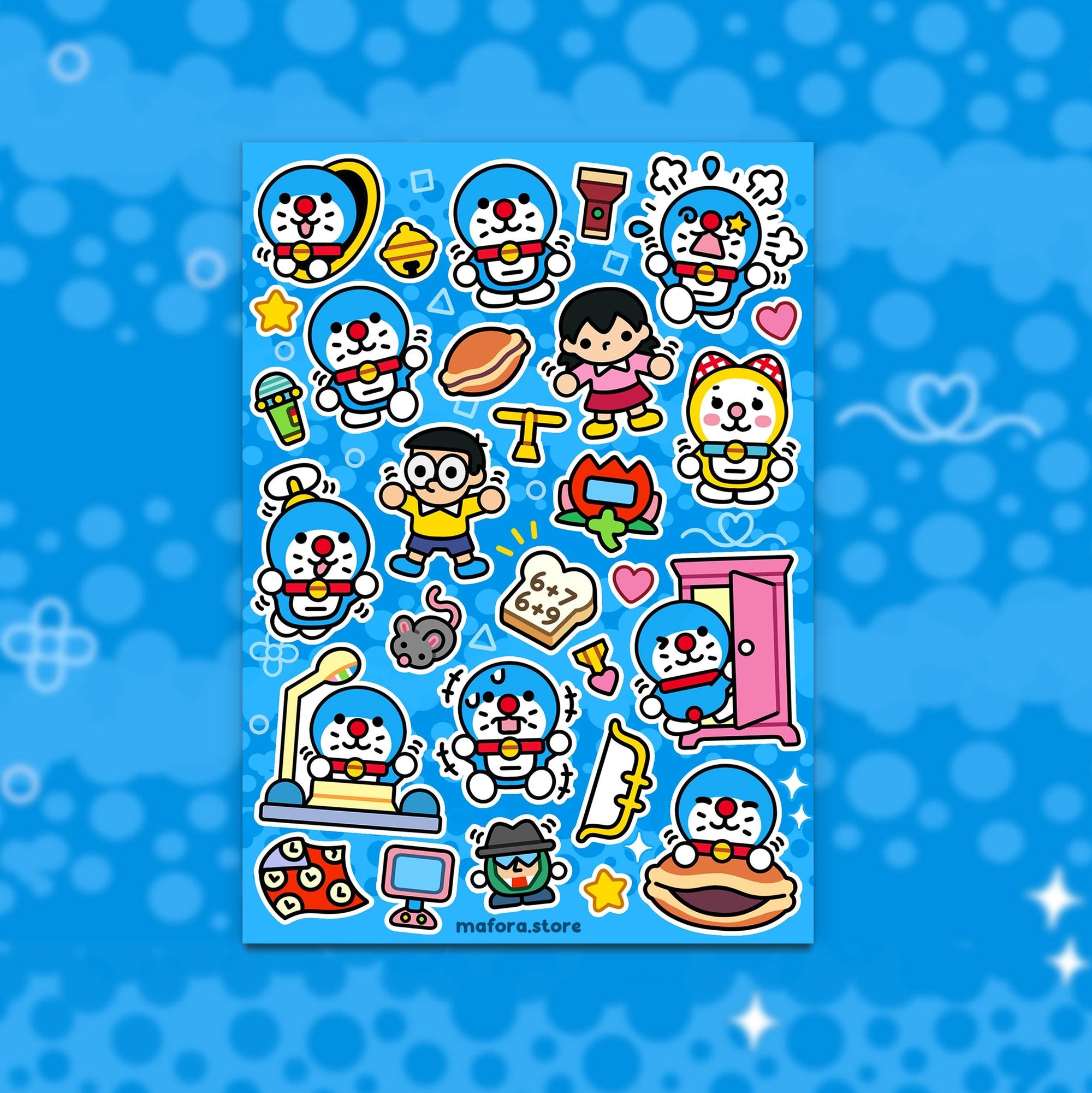 Robot Cat! | Premium Sticker Sheet