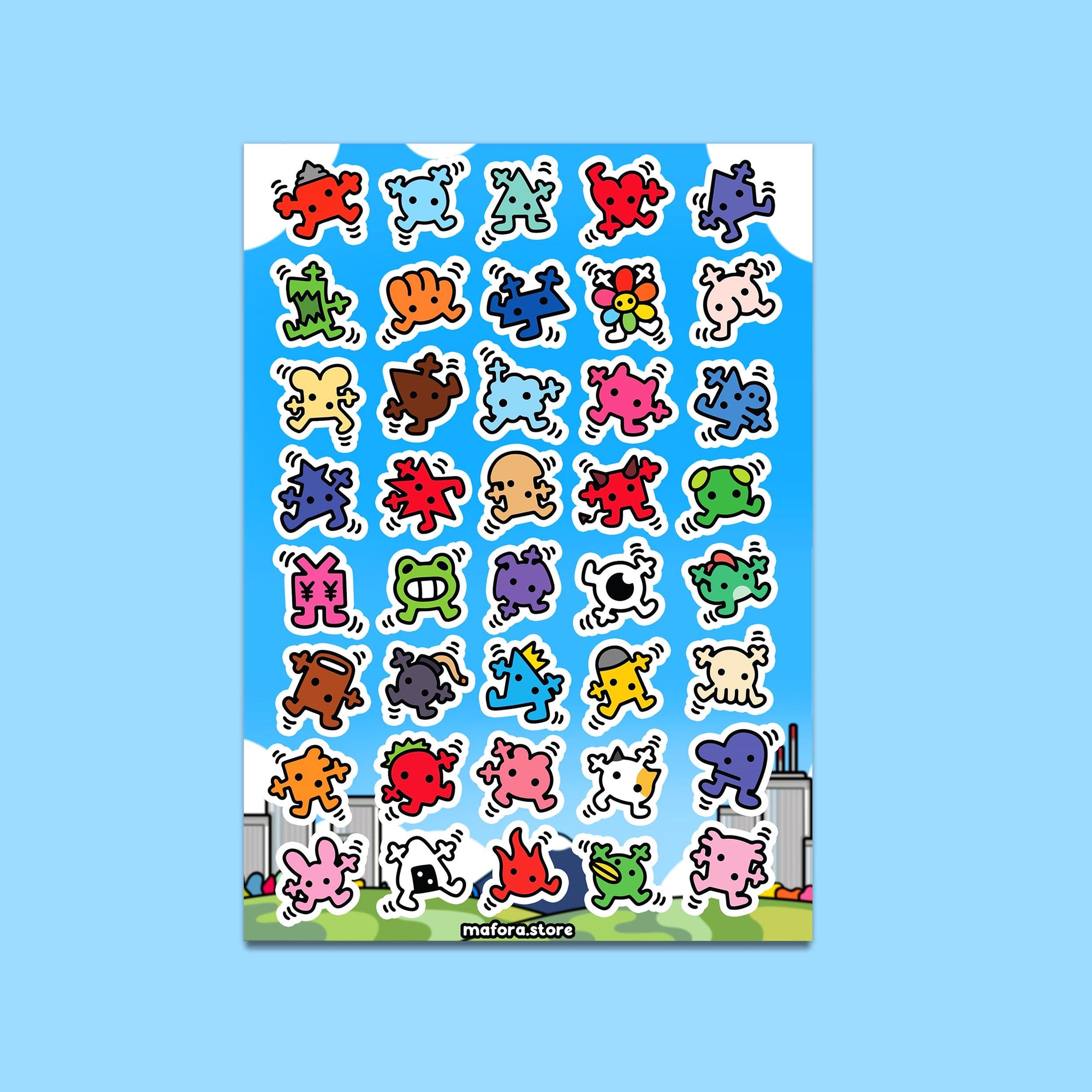 Mafora Characters! | Premium Sticker Sheet