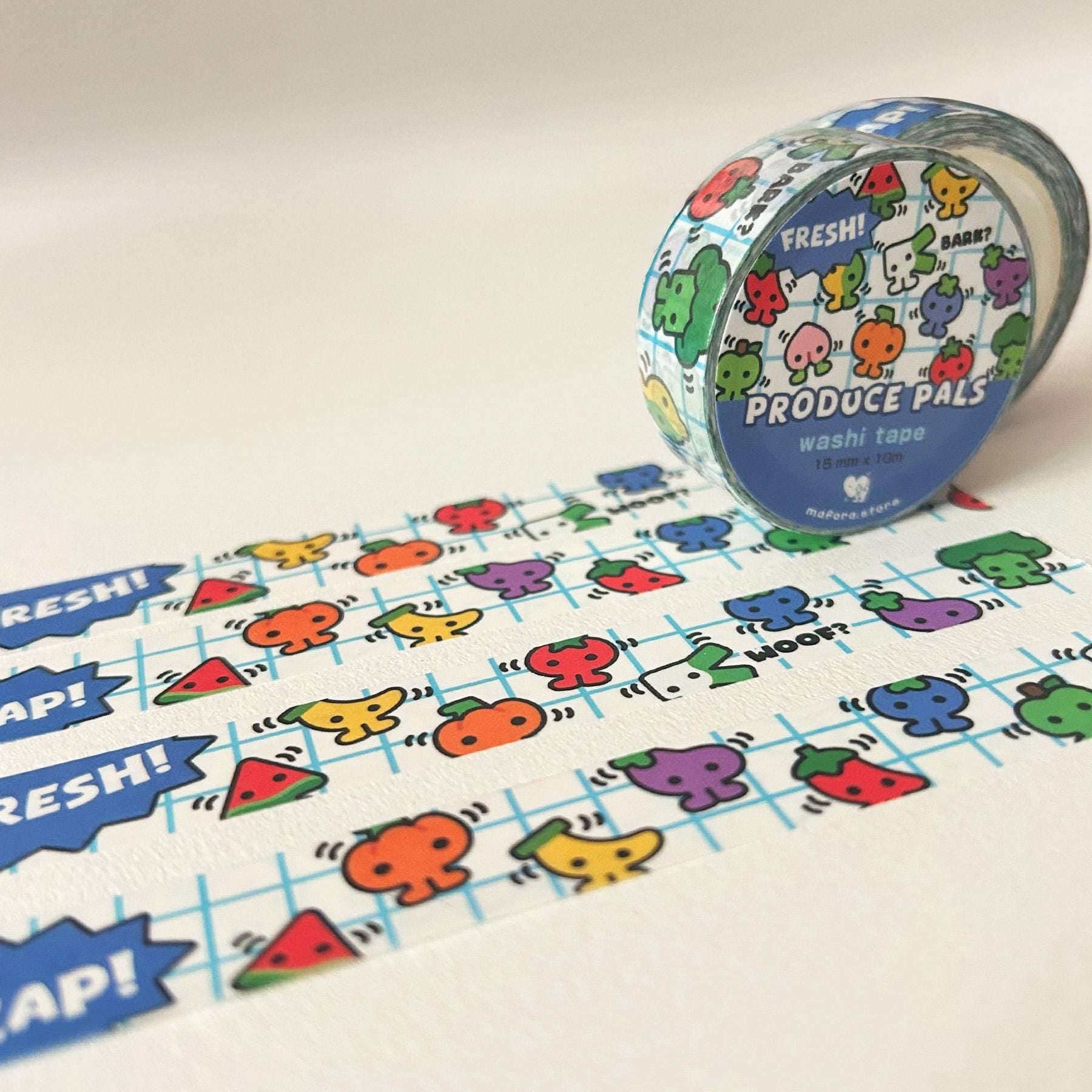 Produce Pals | Washi Tape (15mm x 10m)