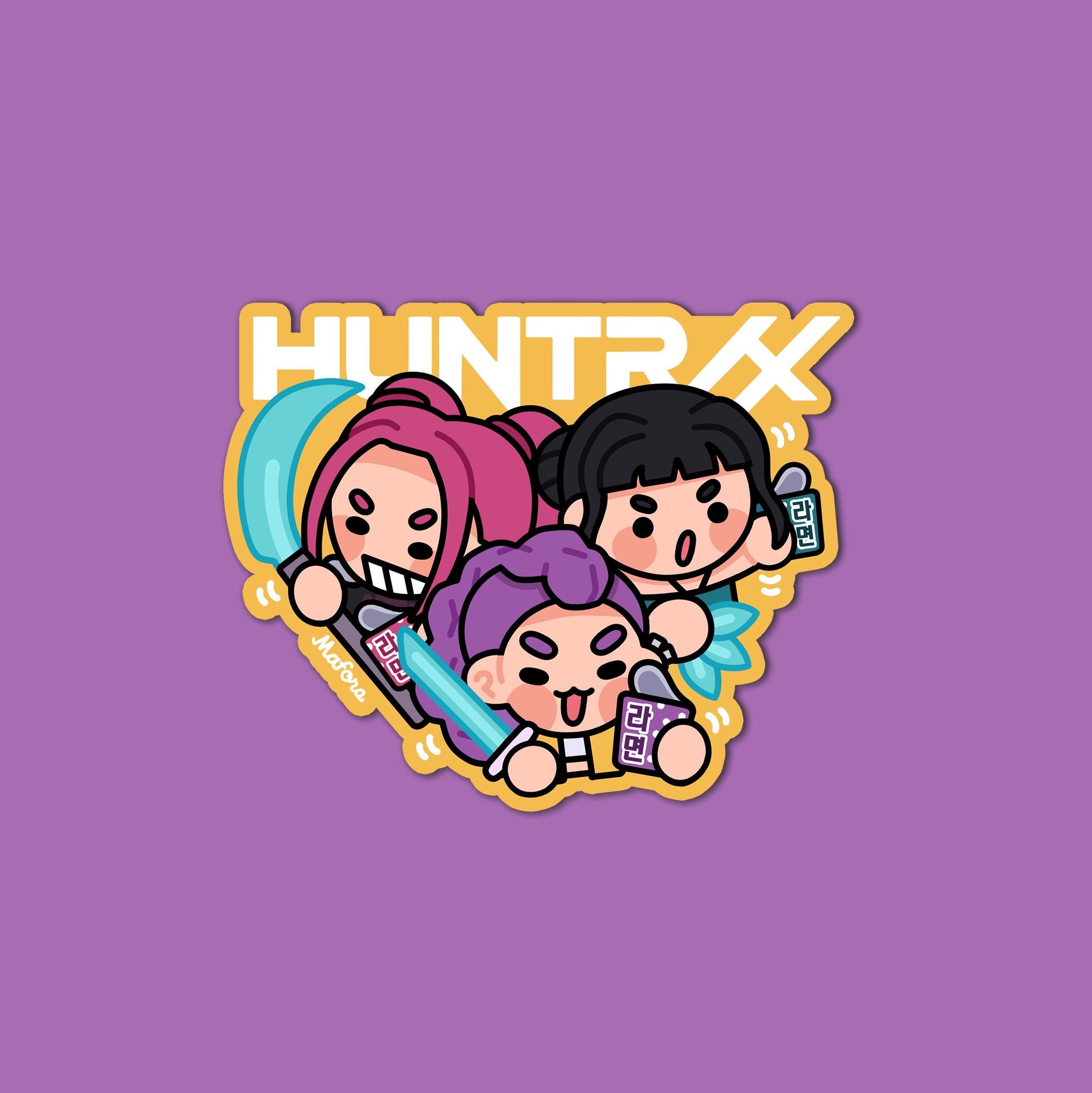 Golden Band!  Huntrix | Vinyl Sticker