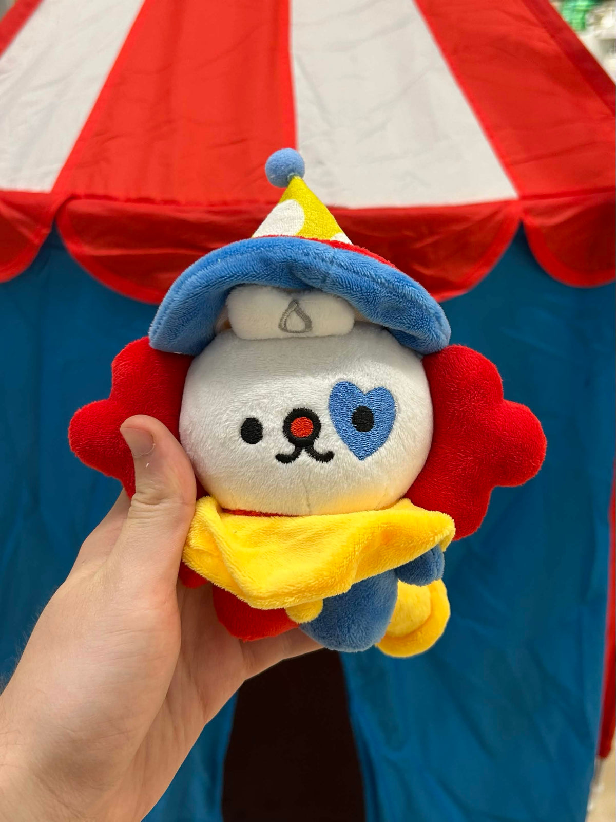 Biscoff the Clown Dog - Plush Toy (Pre-Order)