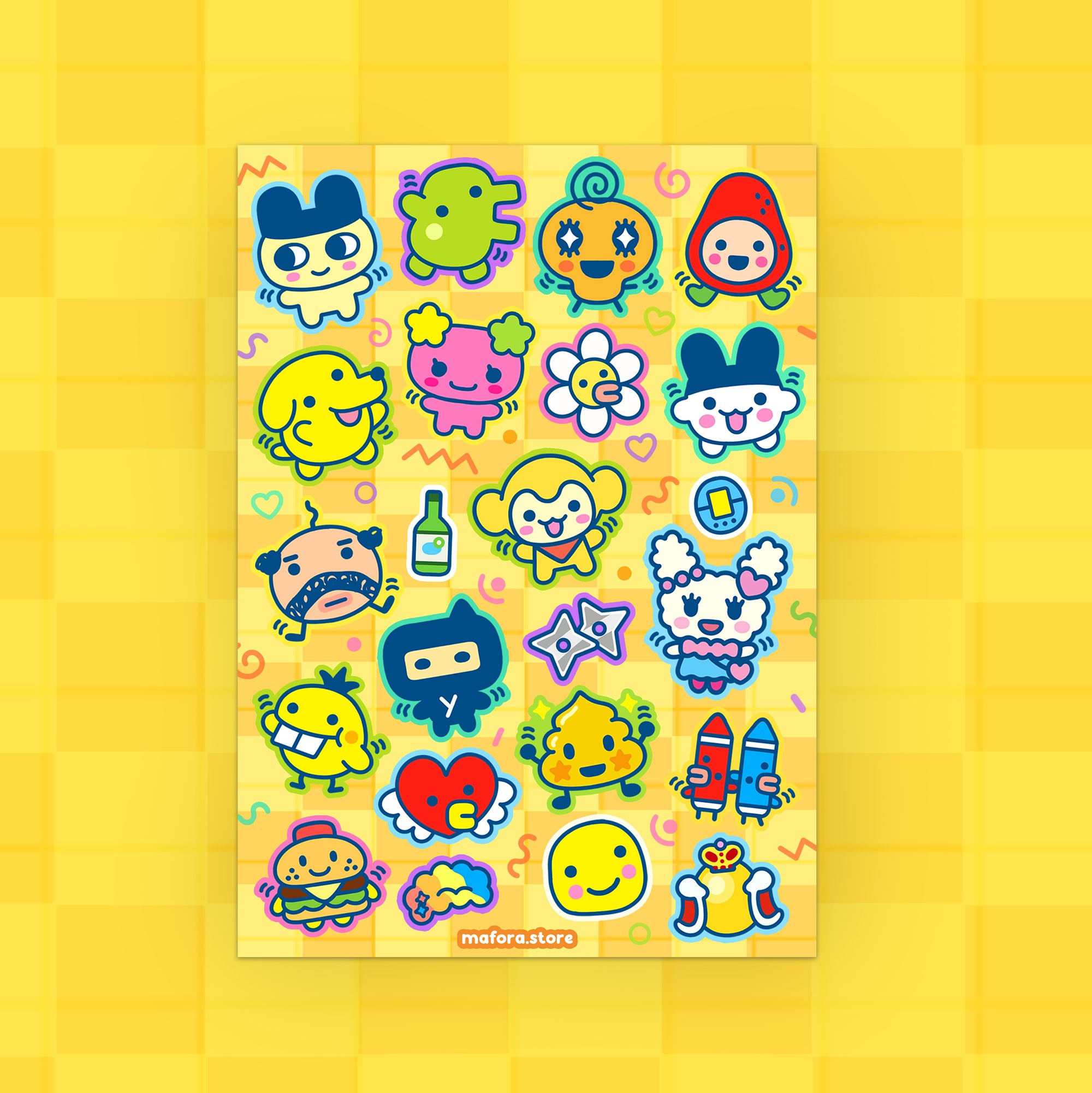 Egg Friends! | Premium Sticker Sheet