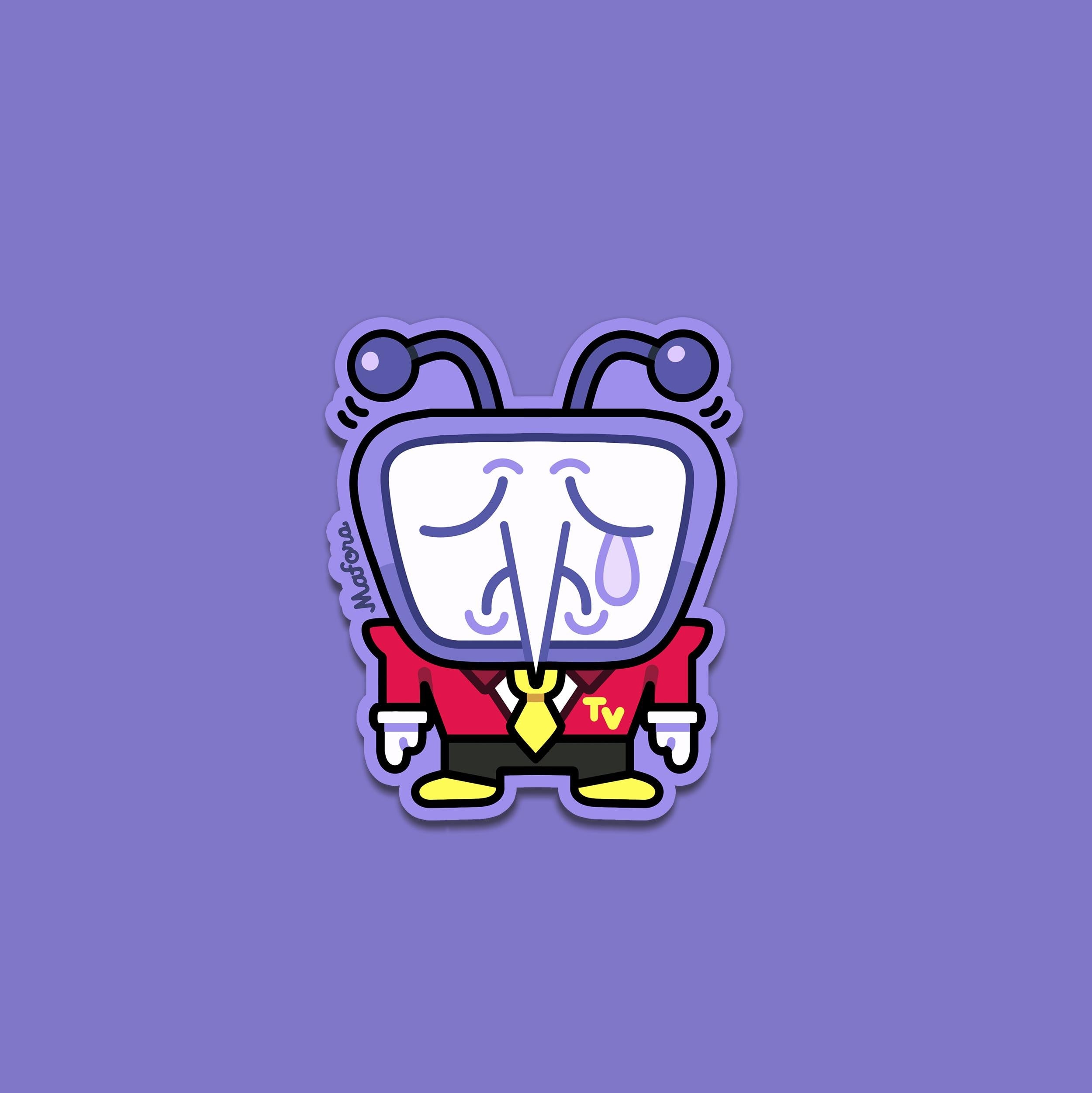 Sad Tenna! | Vinyl Sticker