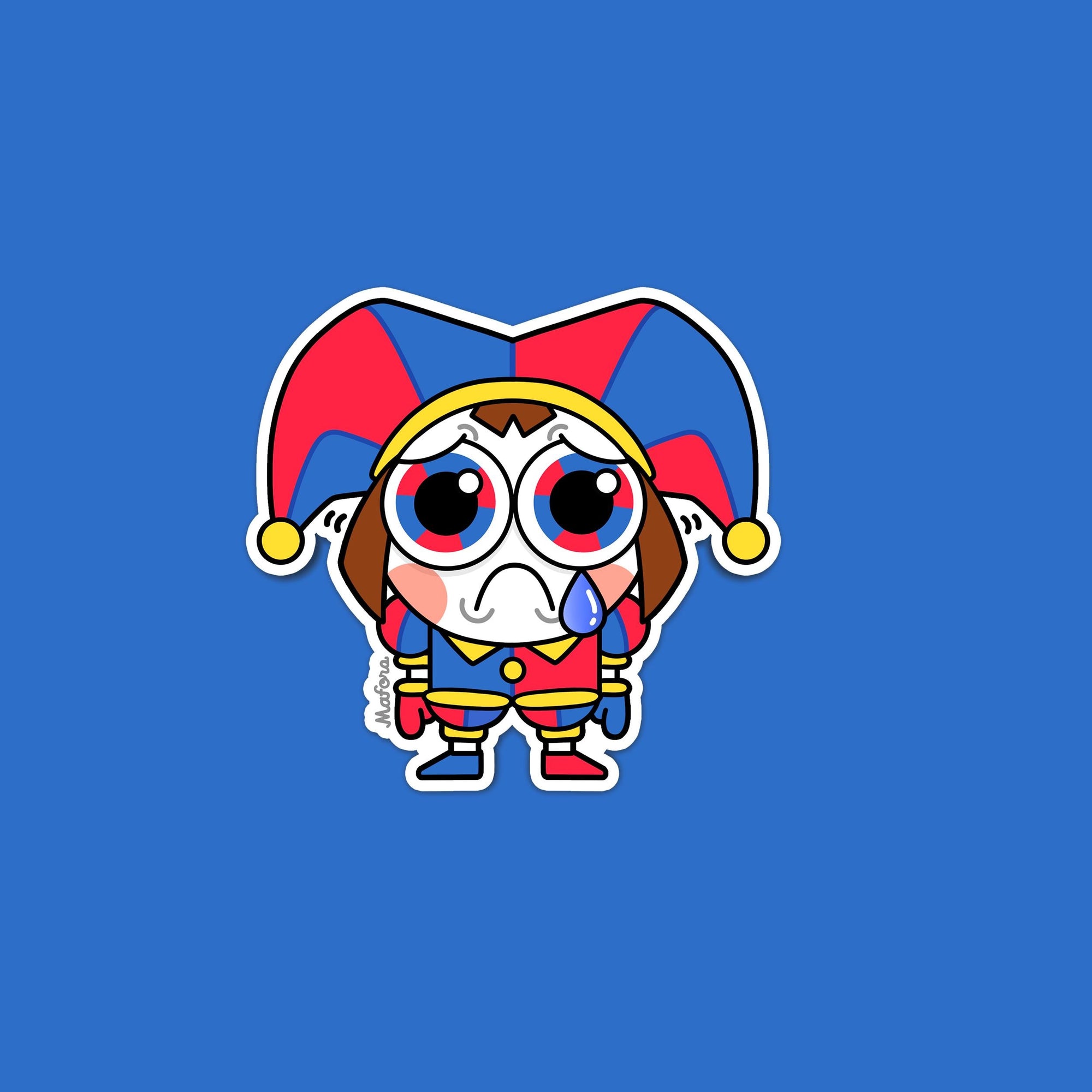 Sad Clown Girl! | Vinyl Sticker