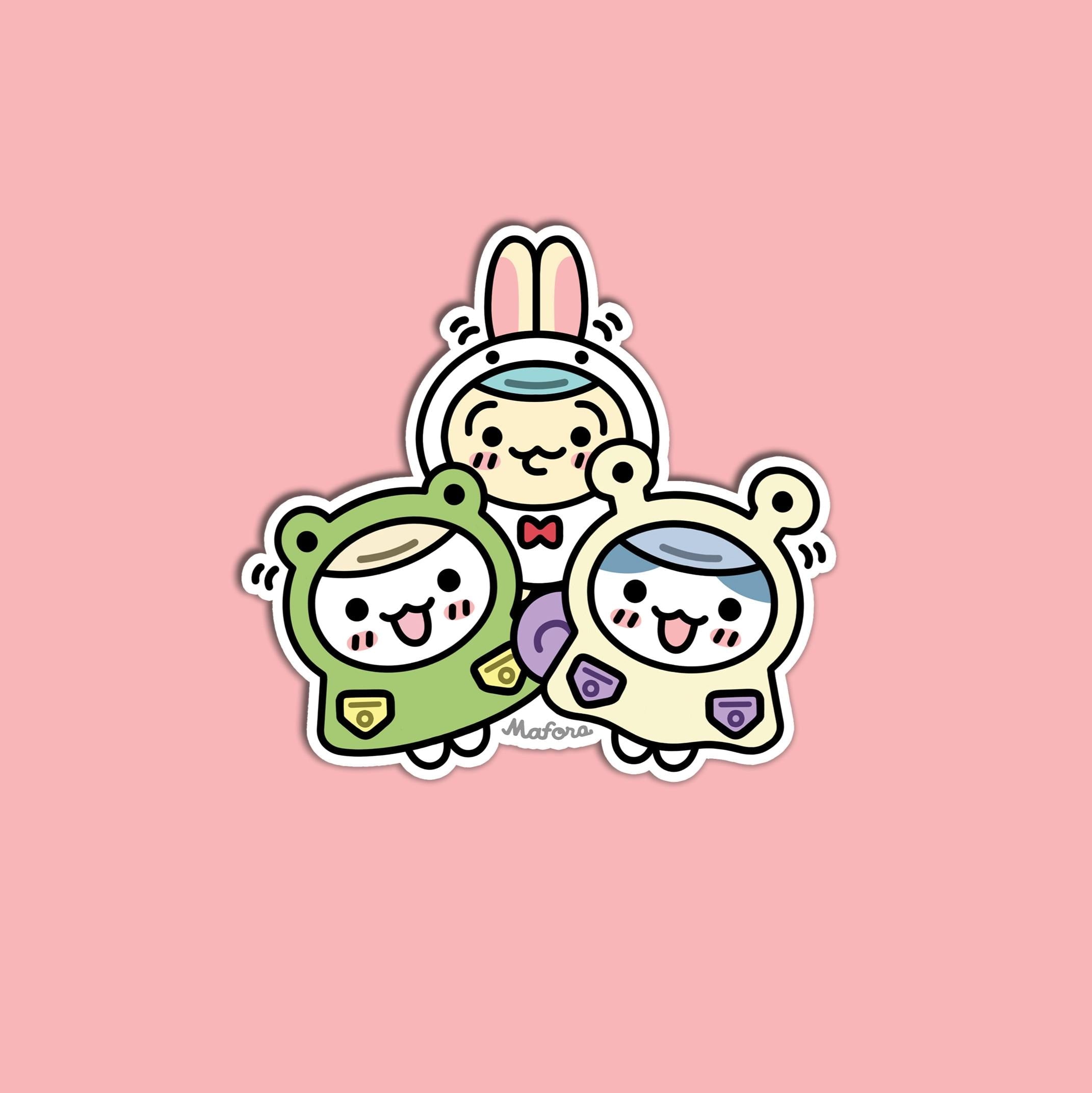 Raincoat Hamsters | Vinyl Sticker
