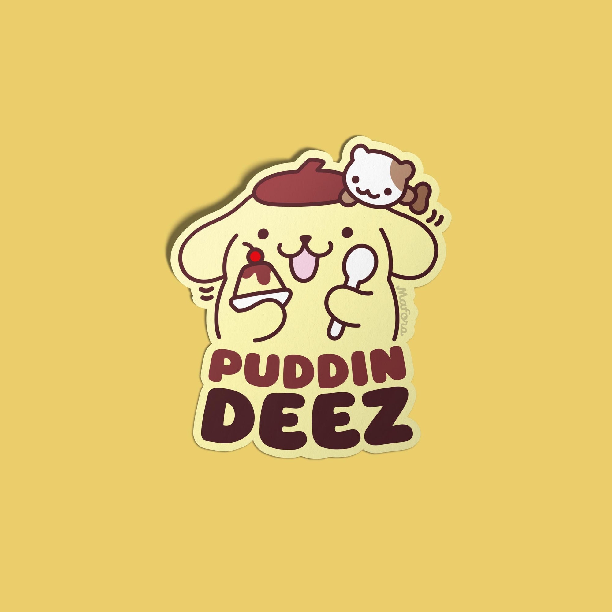 Puddin Deez! | Vinyl Sticker