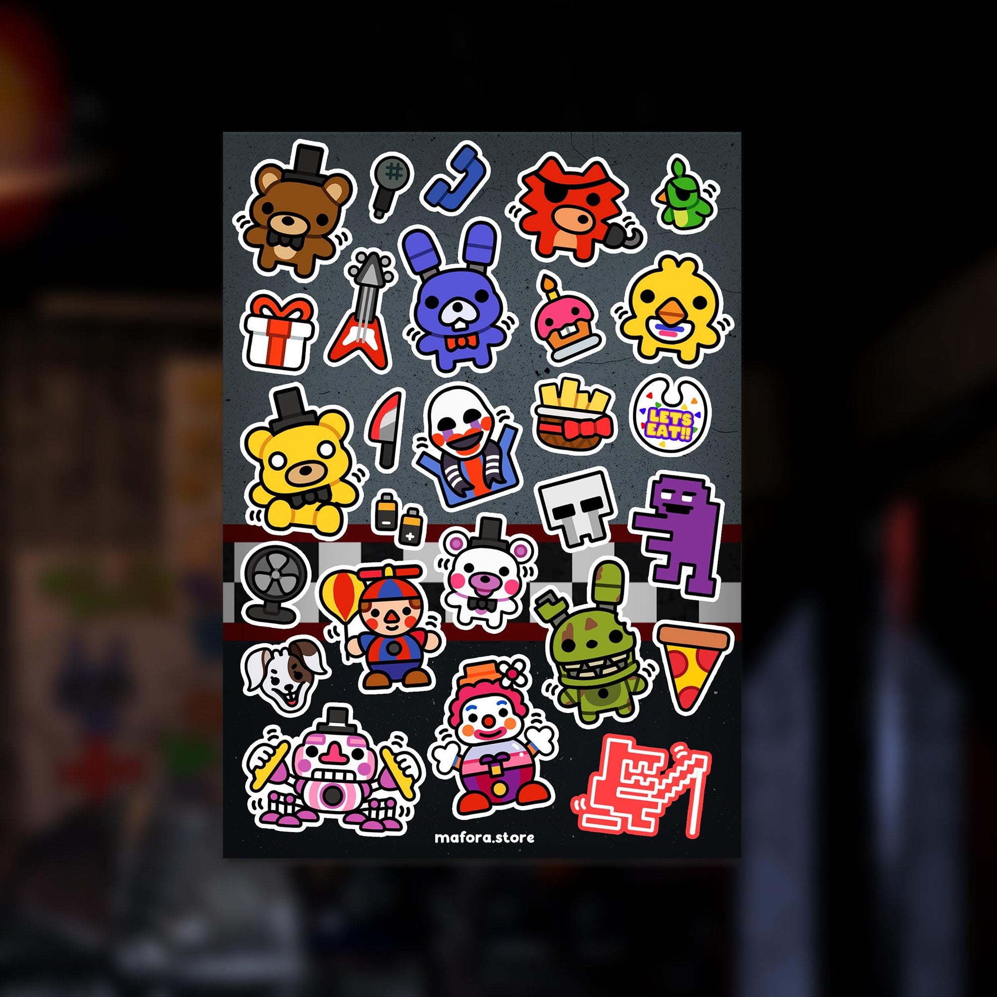 ANIMATRONIC! | Premium Sticker Sheet
