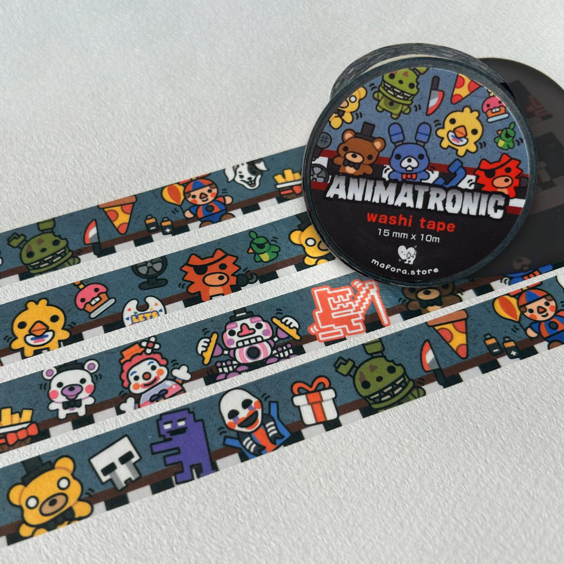 Animatronic | Washi Tape (15mm x 10m)