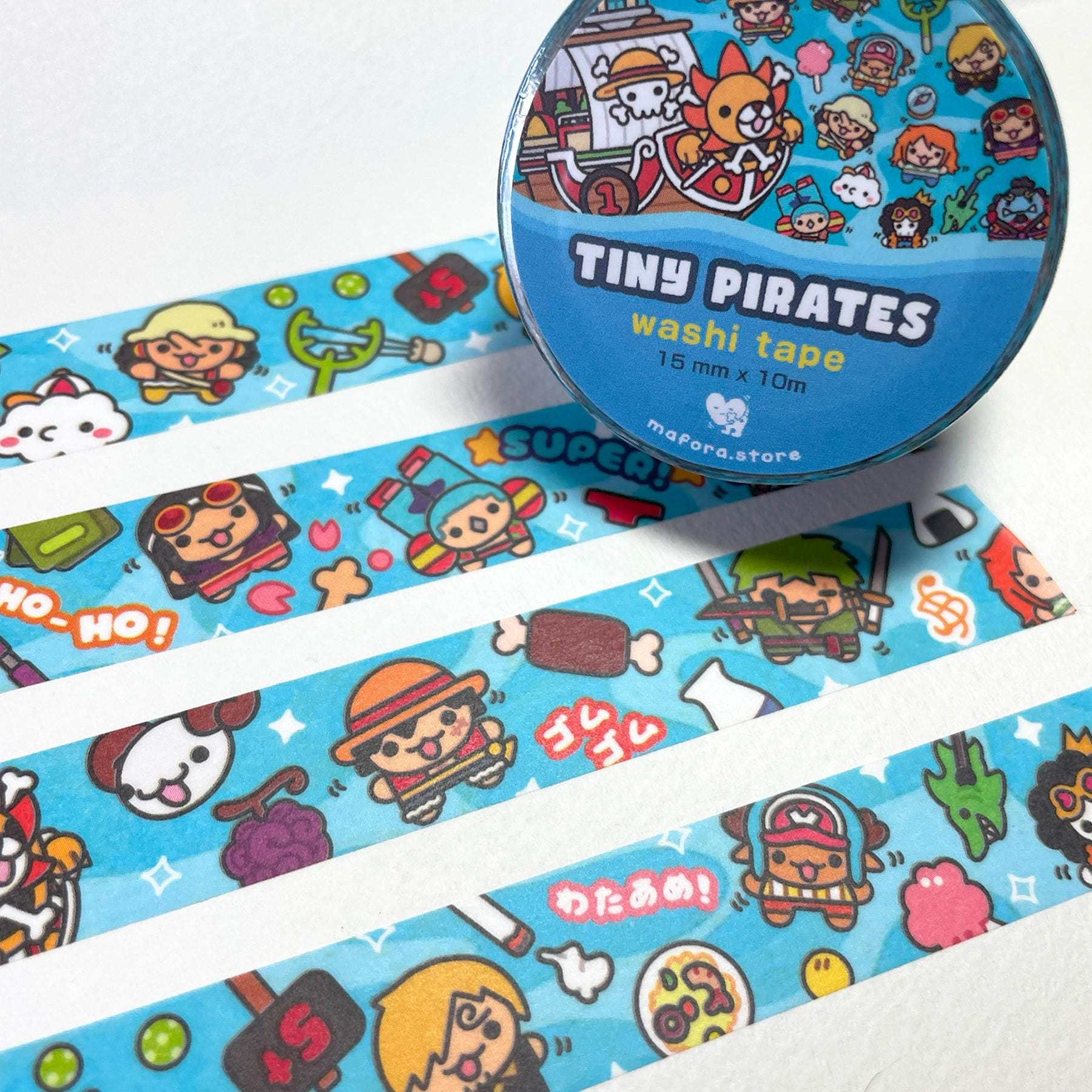 Tiny Pirates | Washi Tape (15mm x 10m)