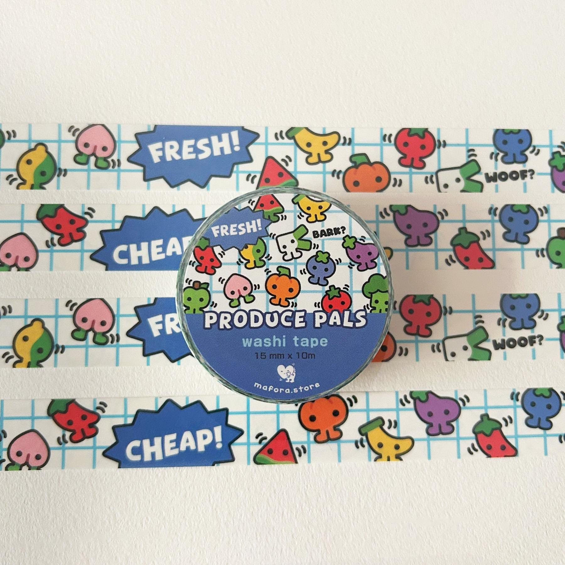 Produce Pals | Washi Tape (15mm x 10m)