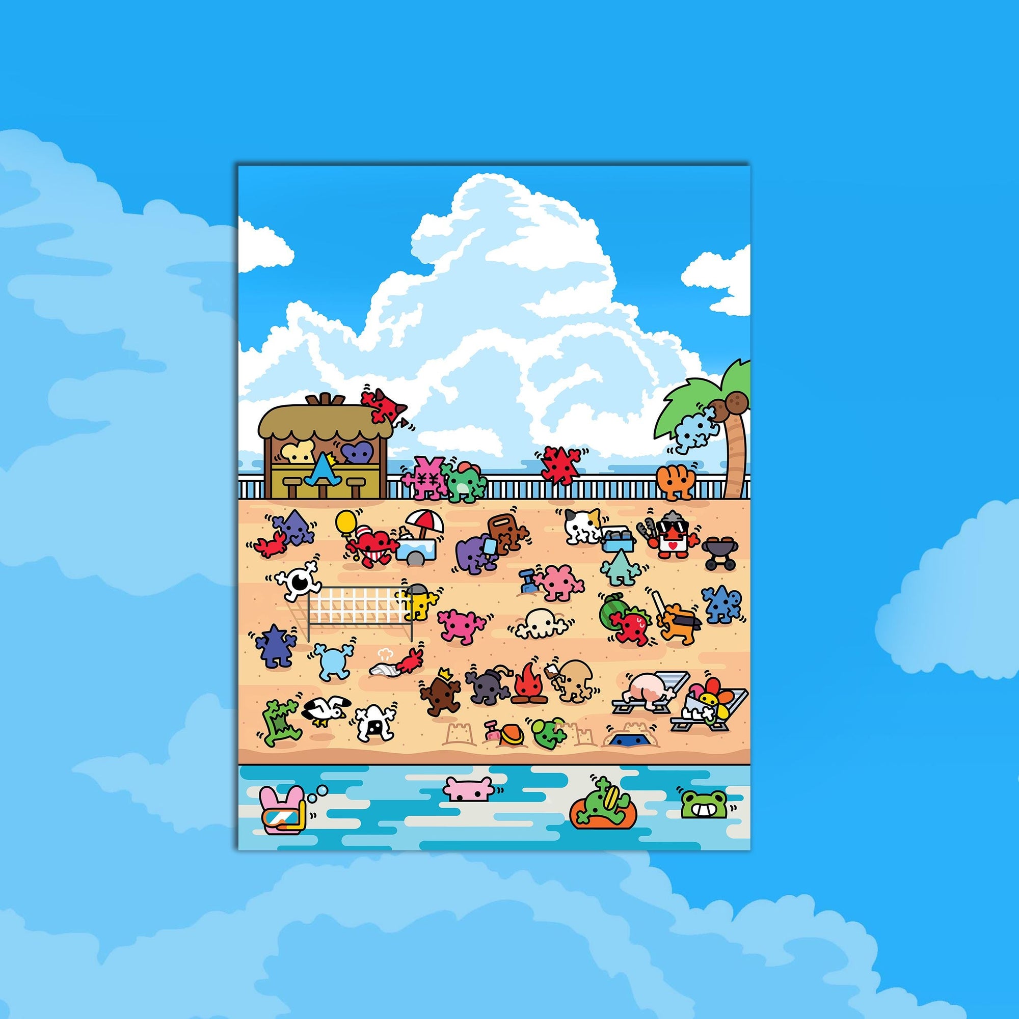 Mafora - Beach Party | Large Print