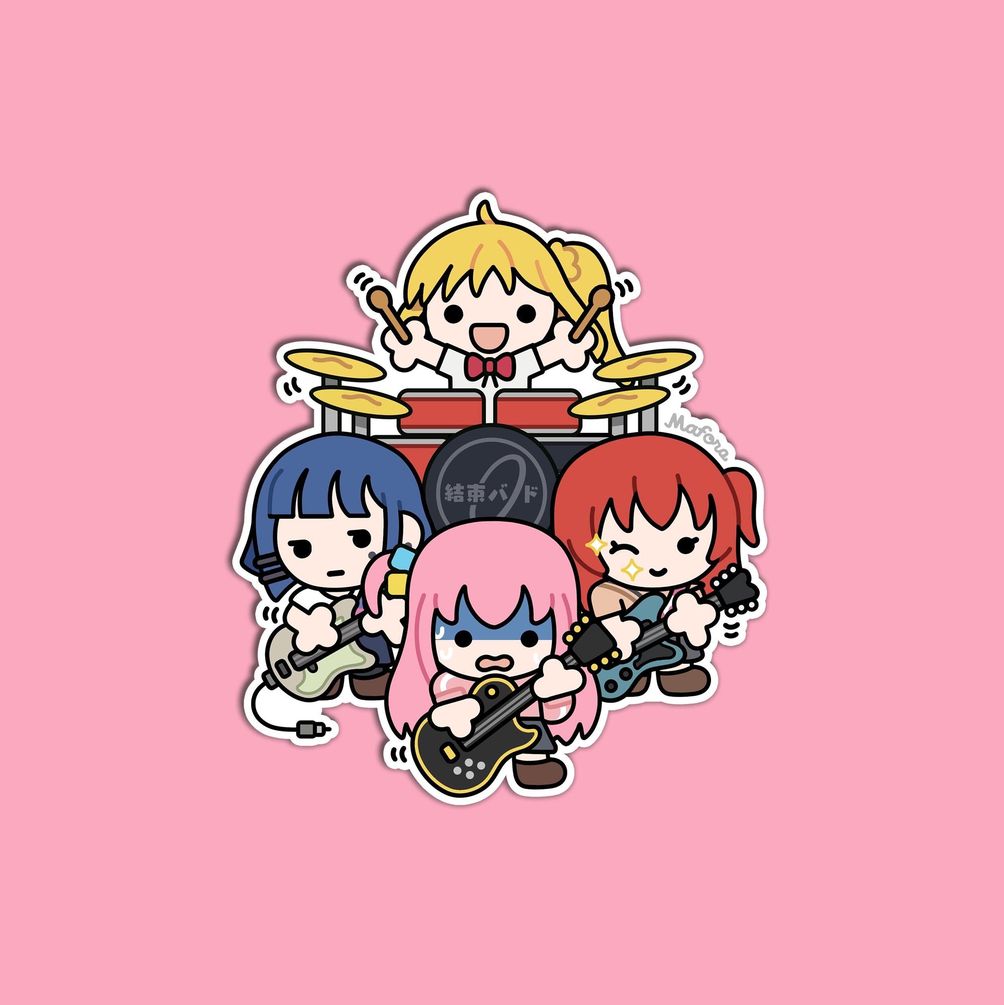 Ziptipe Band | Vinyl Sticker